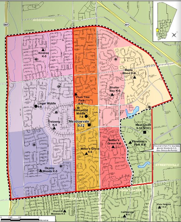 meadowvale school boundary map